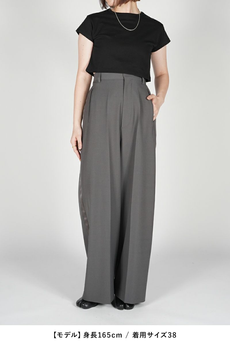 MM6 Maison Margiela(エムエムシックス)Trousers バギースタイルパンツ S62KB0206S76435 -4