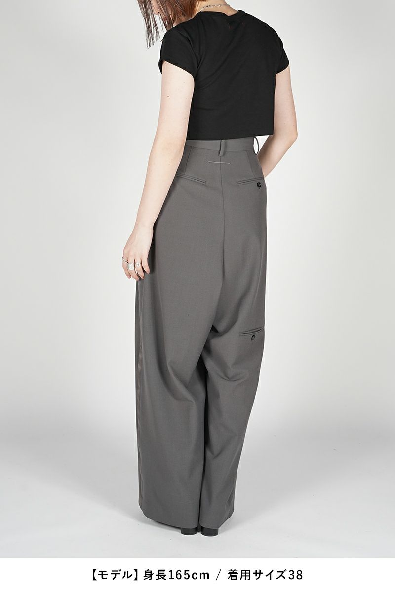 MM6 Maison Margiela(エムエムシックス)Trousers バギースタイルパンツ S62KB0206S76435 -5