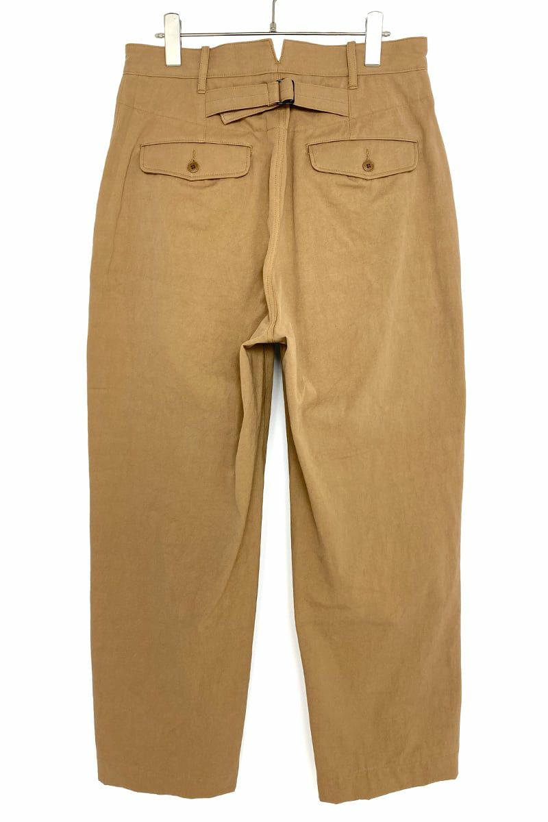 ULTERIOR BIZEN GABARDINE 備前ギャバジンミリタリーパンツ ULTERIOR Washed Bizen Gabardine Tucked Pants | 大阪心斎橋の