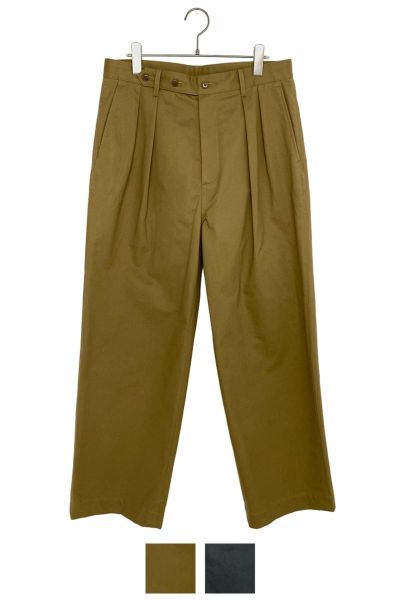 ULTERIOR(アルテリア)ULTERIOR(アルテリア) BIZEN No.1 TWILL TUCKED MILITARY PANTS 備前ナンバーワンツイルタックミリタリーパンツ ULPT12-20C27U
