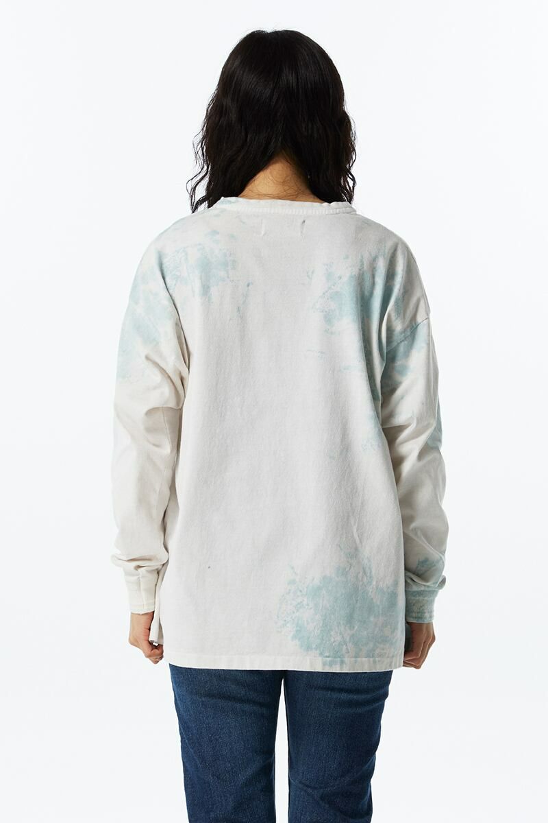 KURO(クロ)UNEVEN USED DYED L/S TEE アニヴェンユーズド染め長袖Tシャツ 963338 -3