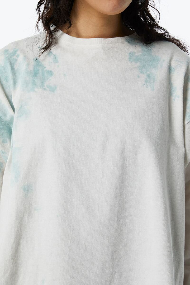 KURO(クロ)UNEVEN USED DYED L/S TEE アニヴェンユーズド染め長袖Tシャツ 963338 -5