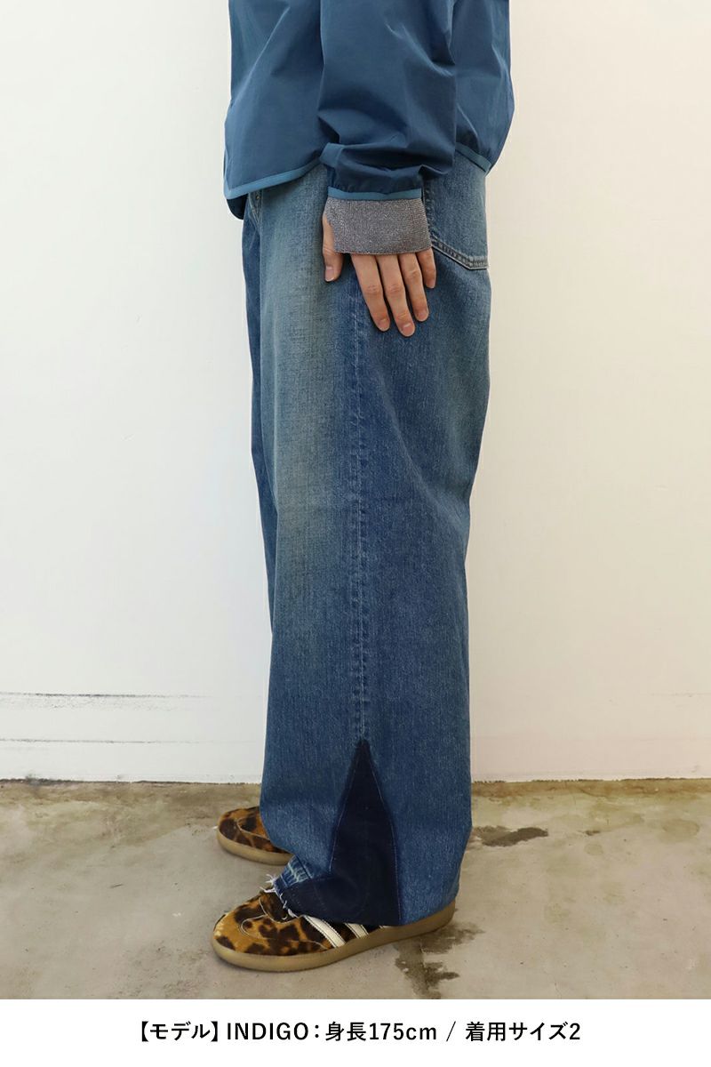 JieDa(ジエダ)USED BAGGY DENIM ユーズドバギーデニム Jie-STD-PT22 -5