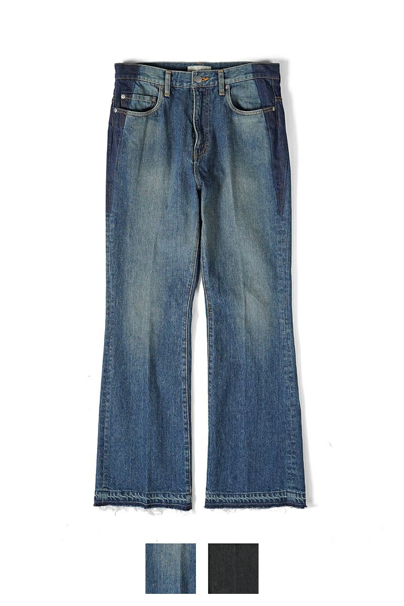 JieDa(ジエダ)USED FLARE DENIM PANTS ユーズドフレアデニムパンツ Jie-STD-PT05