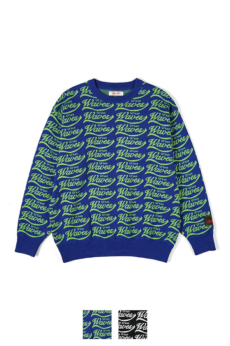 SYUMAN.(シュウマン)Urban Waves Sweater アーバンウェーブスセーター YO24SS-09