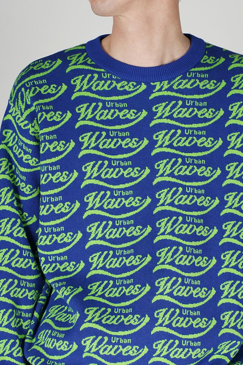 SYUMAN.(シュウマン)Urban Waves Sweater アーバンウェーブスセーター YO24SS-09 -1
