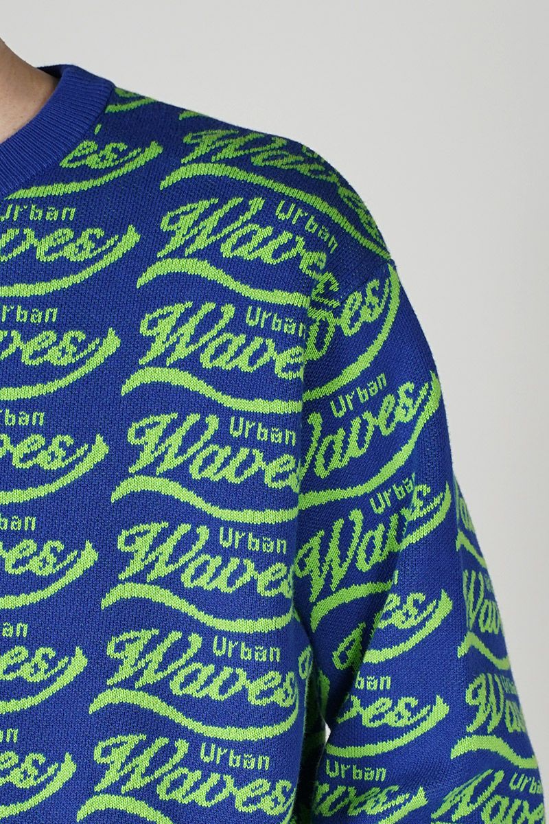 SYUMAN.(シュウマン)Urban Waves Sweater アーバンウェーブスセーター YO24SS-09 -2