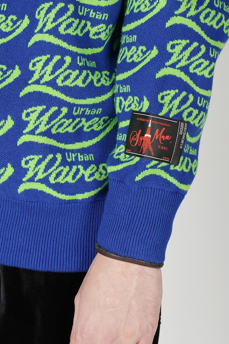 SYUMAN.(シュウマン)Urban Waves Sweater アーバンウェーブスセーター YO24SS-09 -3