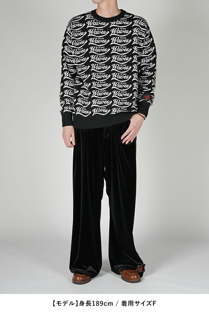 2024SS Urban Waves Sweater SKRYU着用モデル SYUMAN.(シュウマン) | グラフペーパー,フレッシュサービス