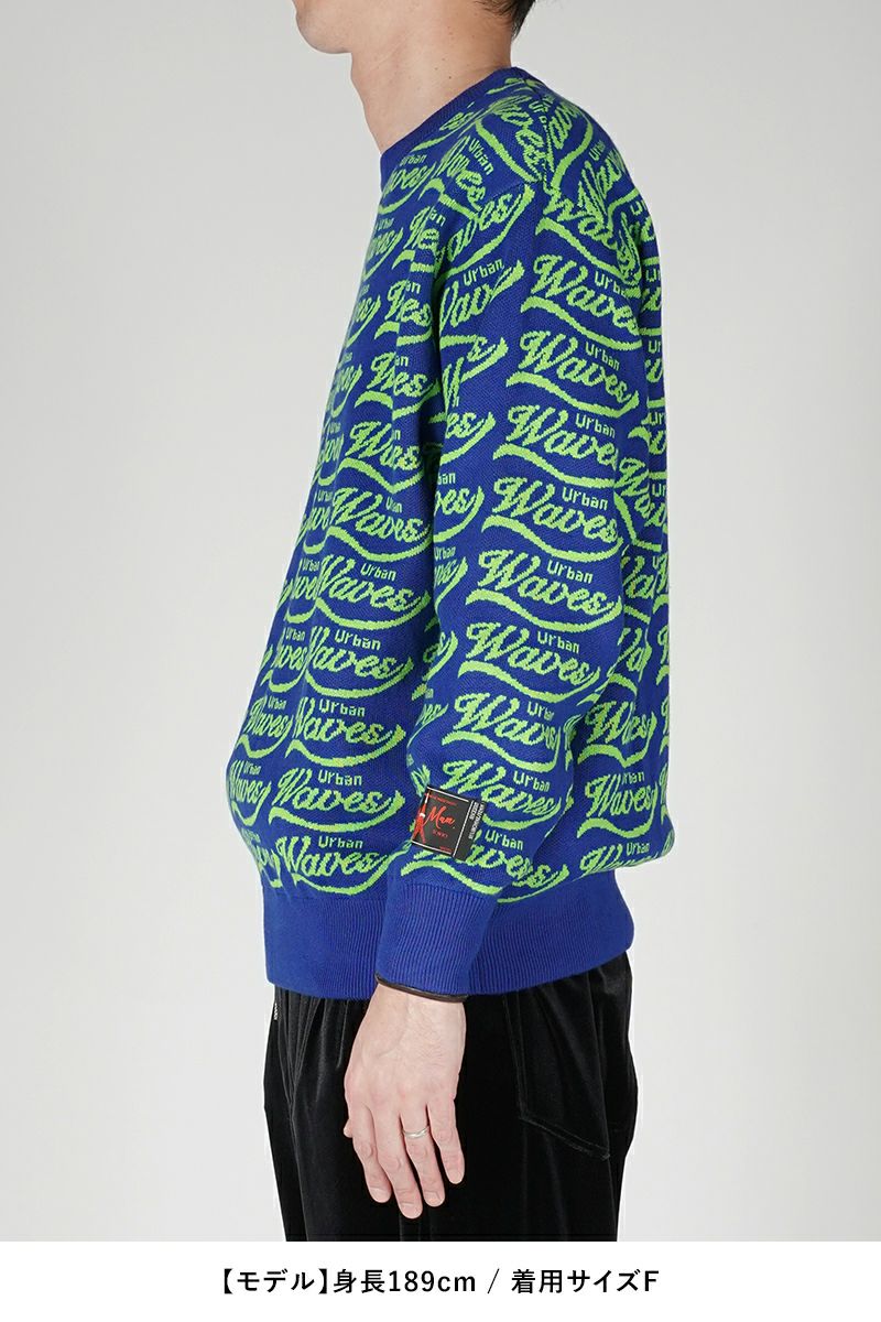 SYUMAN.(シュウマン)Urban Waves Sweater アーバンウェーブスセーター YO24SS-09 -8
