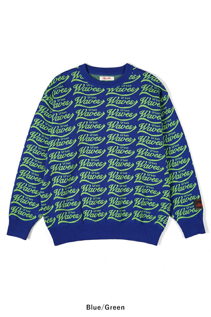 SYUMAN.(シュウマン)Urban Waves Sweater アーバンウェーブスセーター YO24SS-09 -18