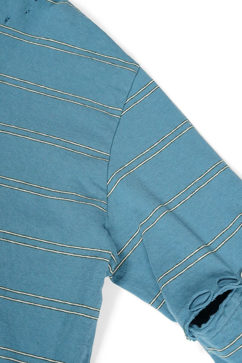 FACCIES(ファッチーズ)VINTAGE DAMAGE BD LS ヴィンテージダメージボーダー長袖カットソー F24S02003-2 -21