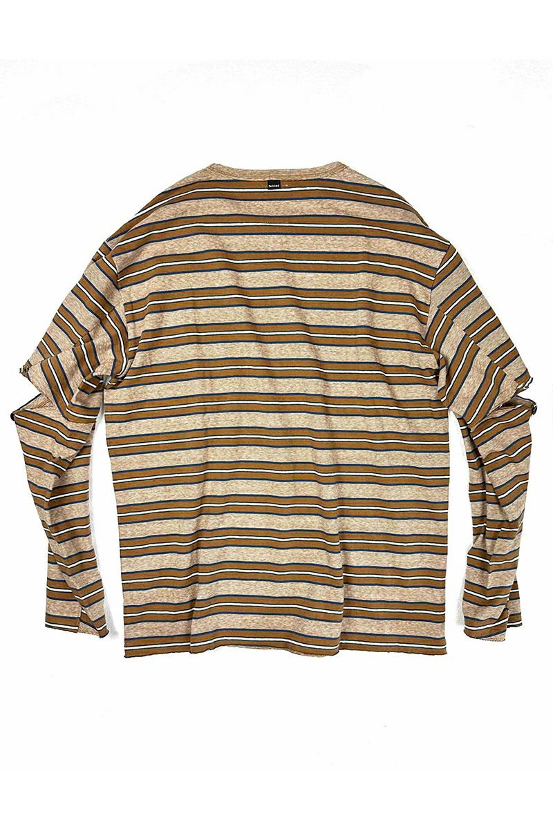 FACCIES(ファッチーズ)VINTAGE ELBOW CUT BD LS ヴィンテージエルボーカットボーダー長袖カットソー F23W02004 -2