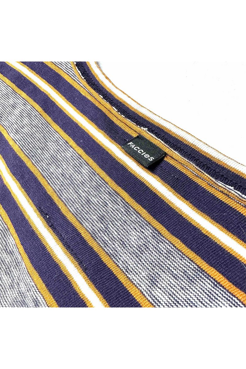 FACCIES(ファッチーズ)VINTAGE ELBOW CUT BD LS ヴィンテージエルボーカットボーダー長袖カットソー F23W02004 -8