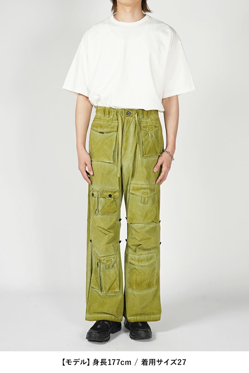 DAIRIKU(ダイリク)Vintage Wash PKT Nylon Pants ビンテージウォッシュポケットナイロンパンツ 24SSB-8 -5