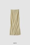 JANE SMITH(ジェーンスミス)WASHED CUPRO STRIPE LONG SKIRT ウォッシュドキュプラストライプ長袖スカート 24SSK-#306L -16