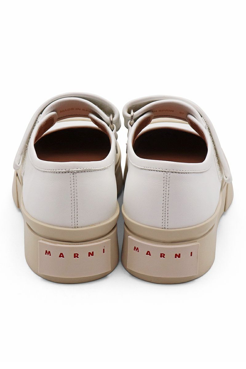 MARNI(マルニ)WHITE NAPPA LEATHER MARY JANE SNEAKER ホワイト ナッパレザー製スニーカー SNZW003120P272200W01 -3