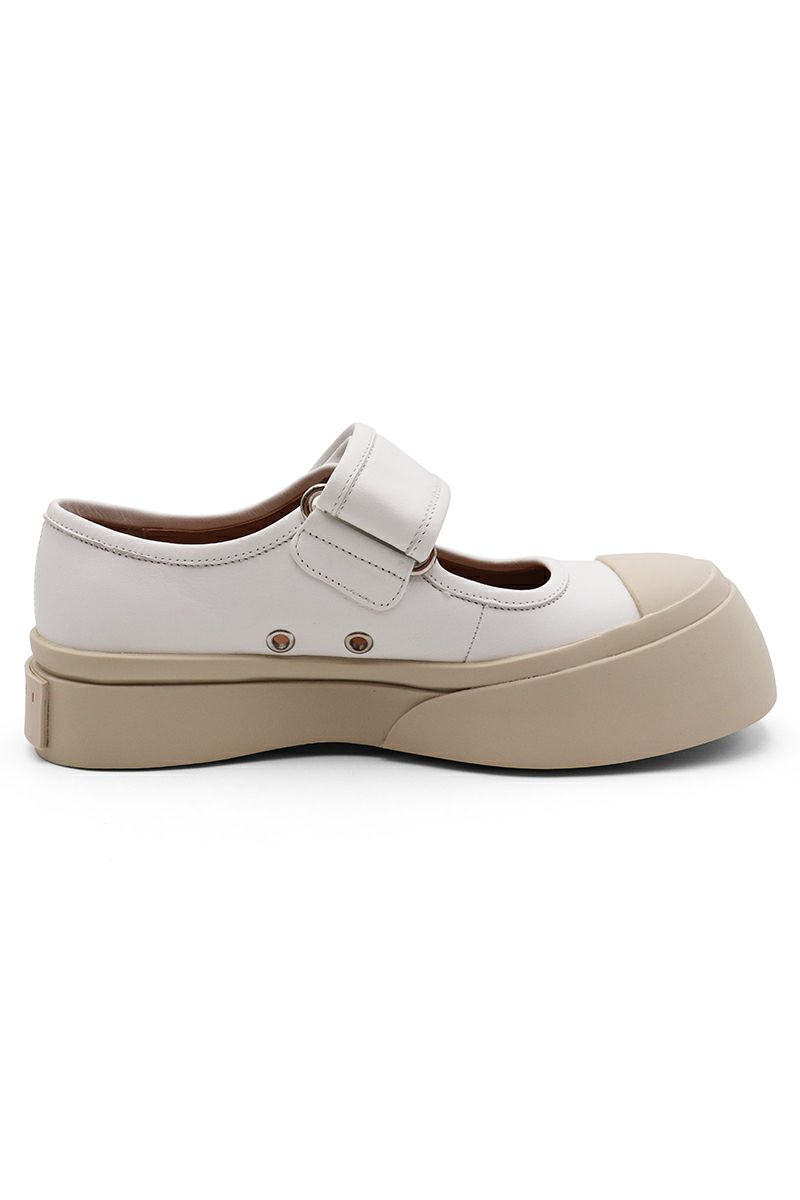 MARNI(マルニ)WHITE NAPPA LEATHER MARY JANE SNEAKER ホワイト ナッパレザー製スニーカー SNZW003120P272200W01 -5