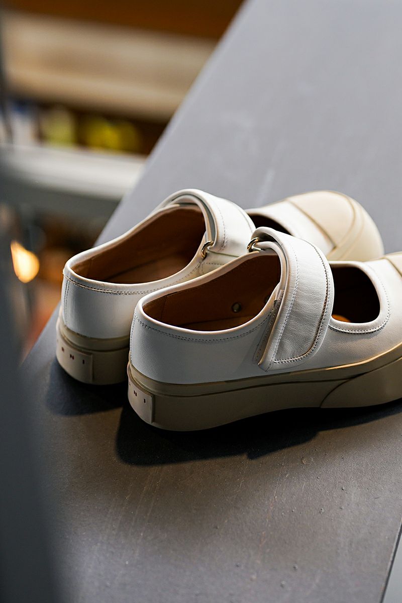 MARNI(マルニ)WHITE NAPPA LEATHER MARY JANE SNEAKER ホワイト ナッパレザー製スニーカー SNZW003120P272200W01 -14