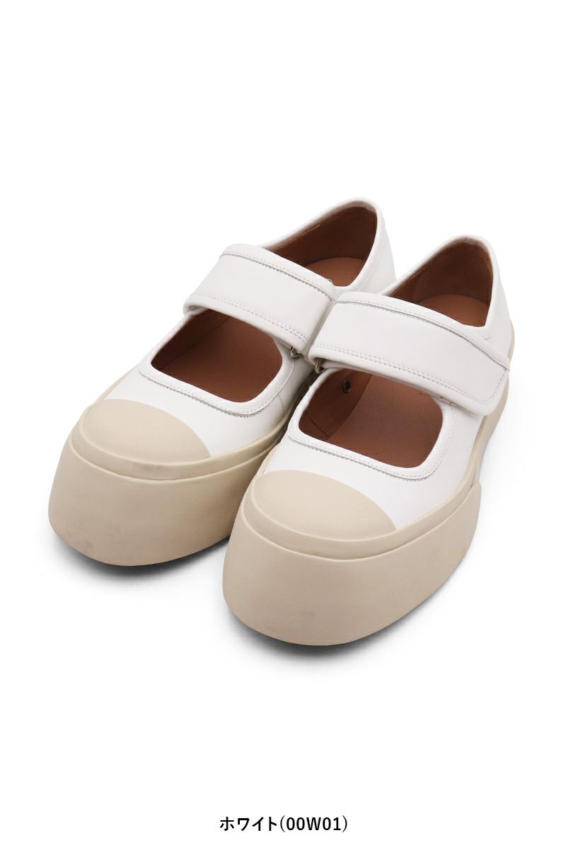MARNI(マルニ)WHITE NAPPA LEATHER MARY JANE SNEAKER ホワイト ナッパレザー製スニーカー SNZW003120P272200W01 -15