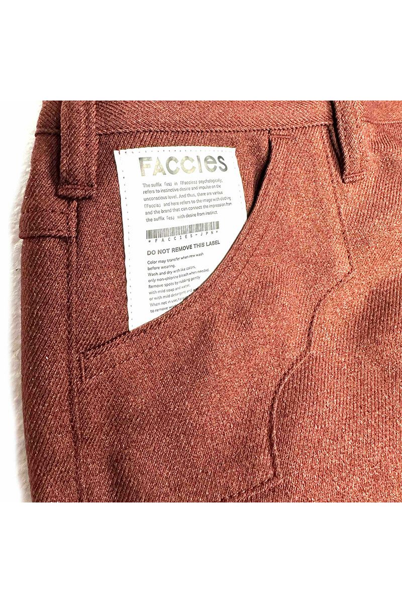 FACCIES(ファッチーズ)WOOLLY WESTERN TWILL BELL BOTTOM ウーリーウェスタンツイルベルボトム F23W03007 -7
