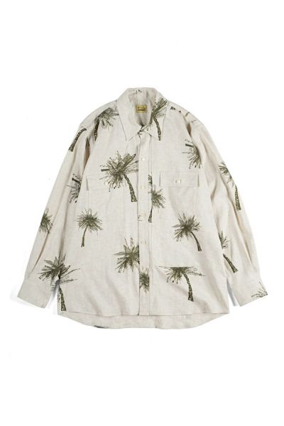 High Scream Center(ハイスクリームセンター)WORK SH LI/RA ワークシャツ リネンレーヨン 24SS-SH01