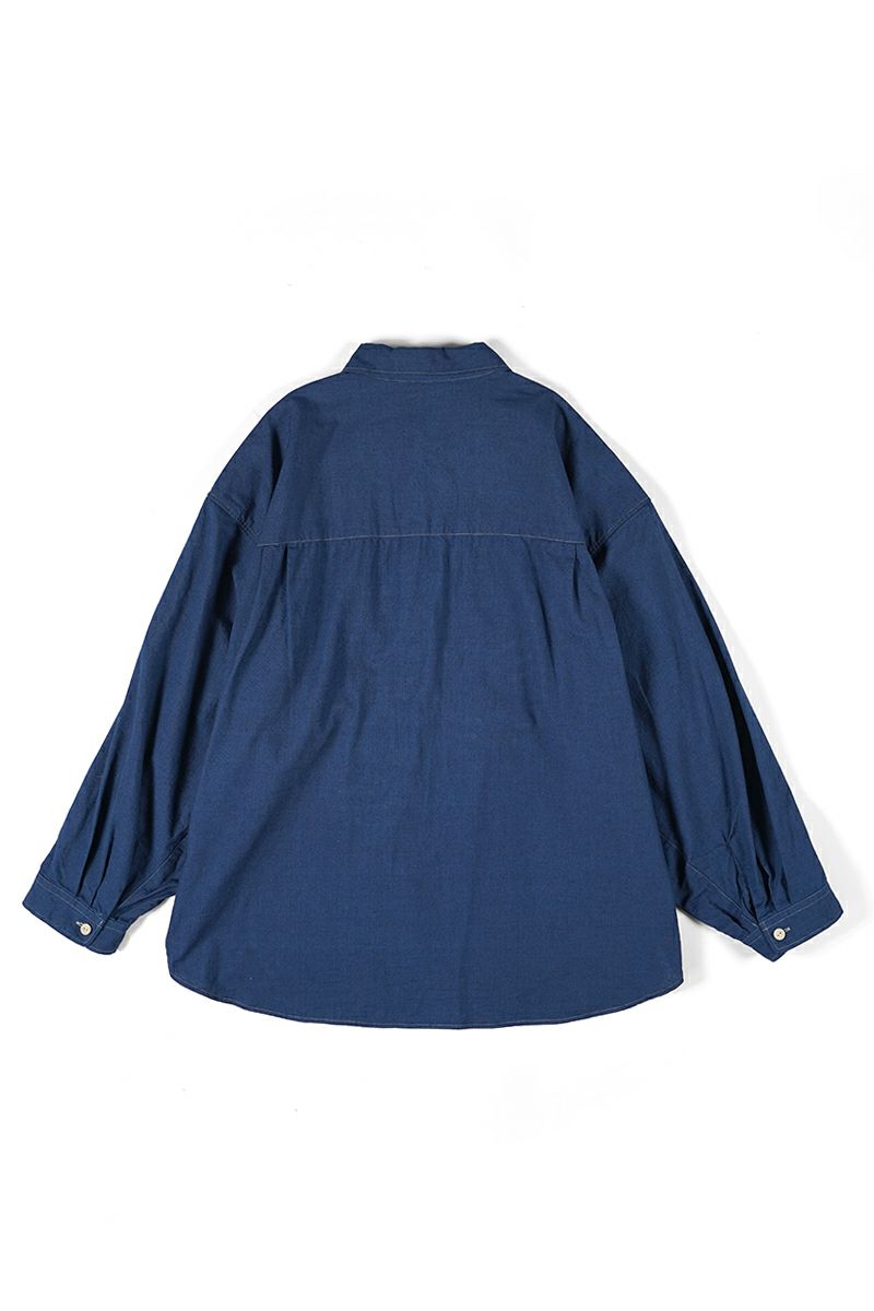 refomed(リフォメッド)WRIST PATCH WIDE SHIRT CHAMBRAY リストパッチワイドシャツ シャンブレー RESH-006 -13