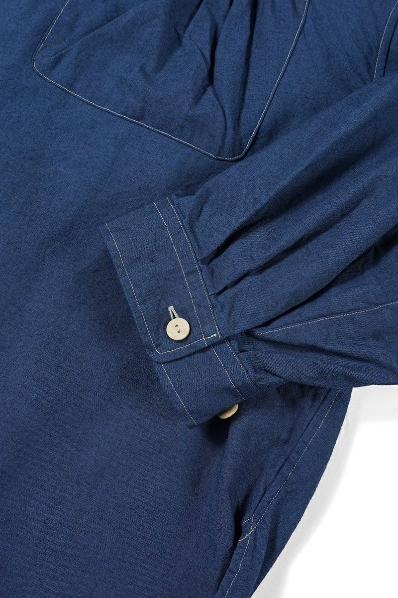refomed(リフォメッド)WRIST PATCH WIDE SHIRT CHAMBRAY リストパッチワイドシャツ シャンブレー RESH-006 -19