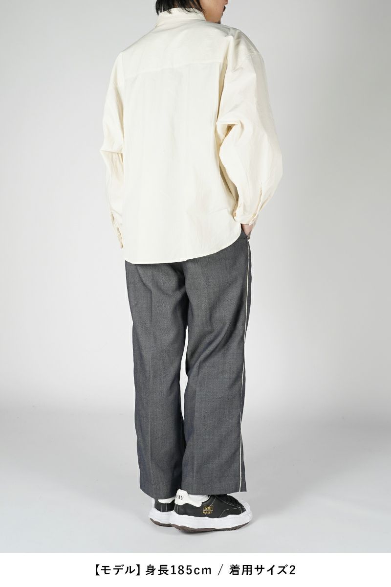 refomed(リフォメッド)WRIST PATCH WIDE SHIRT OFF リストパッチワイドシャツ オフ RESH-001 -7