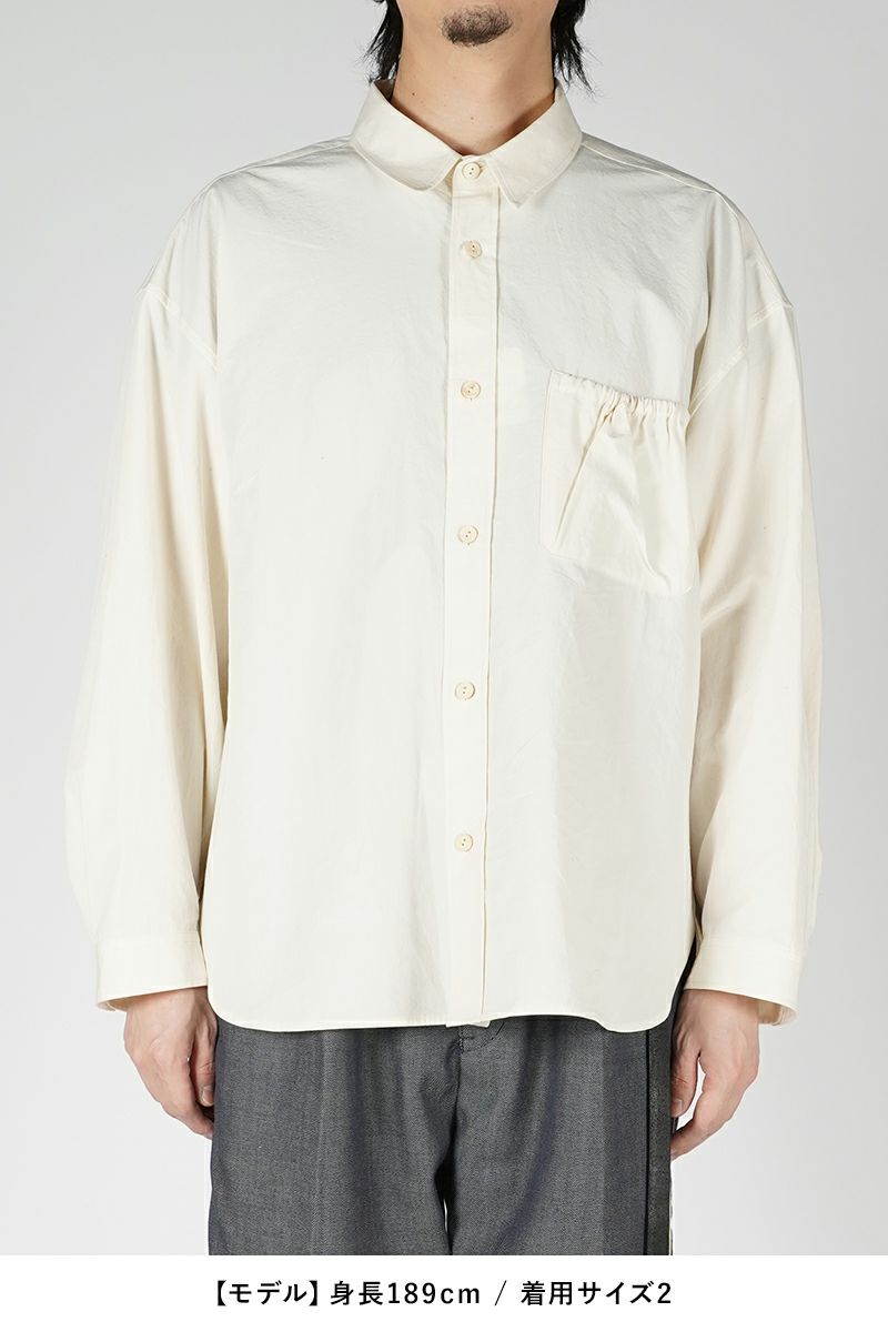 refomed(リフォメッド)WRIST PATCH WIDE SHIRT OFF リストパッチワイドシャツ オフ RESH-001 -8