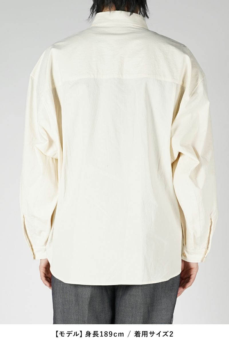 refomed(リフォメッド)WRIST PATCH WIDE SHIRT OFF リストパッチワイドシャツ オフ RESH-001 -10