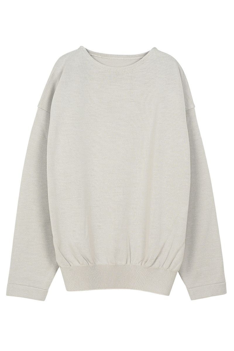 crepuscule(クレプスキュール)Wool Basque Knit ウールバスクニット 2203-005 -1