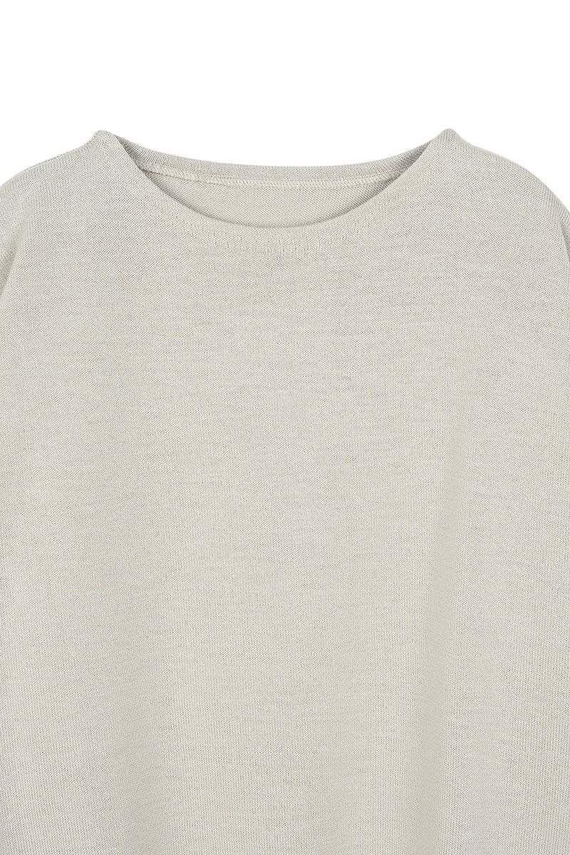 crepuscule(クレプスキュール)Wool Basque Knit ウールバスクニット 2203-005 -3