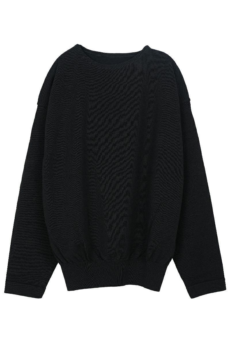 crepuscule(クレプスキュール)Wool Basque Knit ウールバスクニット 2203-005 -7