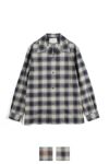 SUGARHILL(シュガーヒル)YAK OMBRE PLAID OPEN COLLAR BLOUSE ヤクオンブレプレイド オープンカラーブラウス 2441000501