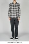SUGARHILL(シュガーヒル)YAK OMBRE PLAID OPEN COLLAR BLOUSE ヤクオンブレプレイド オープンカラーブラウス 2441000501 -5