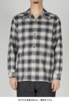 SUGARHILL(シュガーヒル)YAK OMBRE PLAID OPEN COLLAR BLOUSE ヤクオンブレプレイド オープンカラーブラウス 2441000501 -9