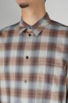 SUGARHILL(シュガーヒル)YAK OMBRE PLAID REGULAR COLLAR BLOUSE ヤクオンブレプレイド レギュラーカラーブラウス 2441000504 -1