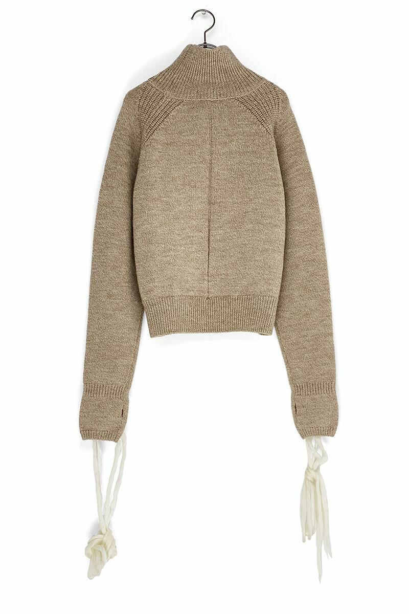 YOHEI OHNO(ヨーヘイオオノ)YOHEI OHNO(ヨーヘイオオノ)  with argyle hands sweater アーガイルハンドセーター OH-21A-KN1 -2