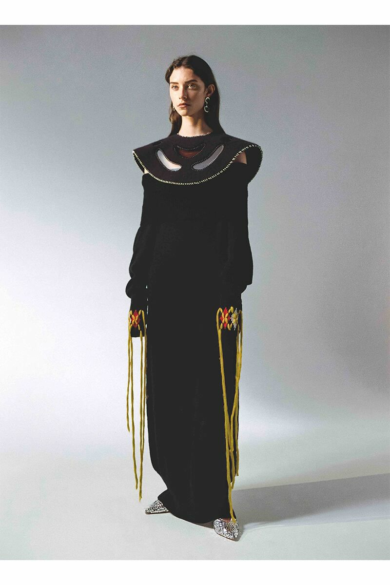 YOHEI OHNO(ヨーヘイオオノ)YOHEI OHNO(ヨーヘイオオノ)  with argyle hands sweater アーガイルハンドセーター OH-21A-KN1 -11