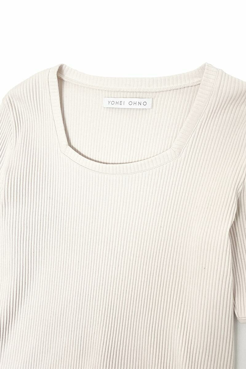 YOHEI OHNO(ヨーヘイオオノ)YOHEI OHNO(ヨーヘイオオノ) PENTAGON NECK WHIP TEE ペンタゴンネックウィップティー OH-20A-CS2 -3