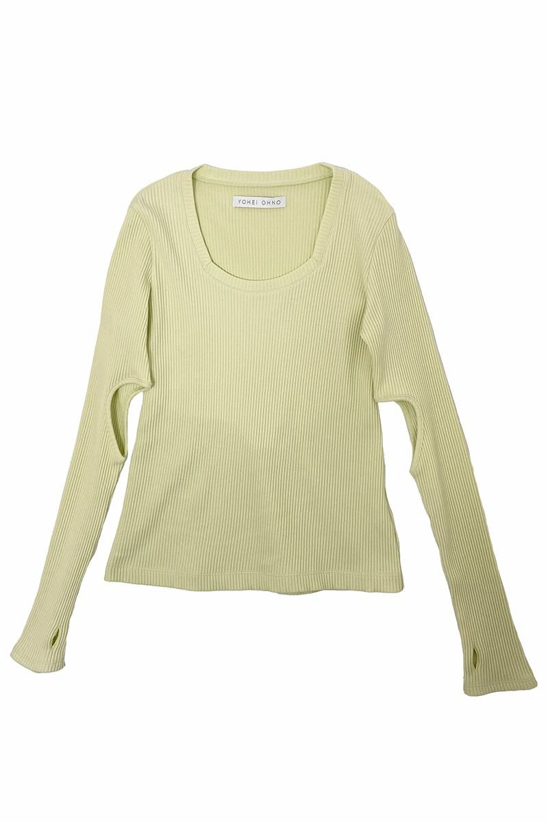 YOHEI OHNO(ヨーヘイオオノ)YOHEI OHNO(ヨーヘイオオノ) PENTAGON NECK WHIP TEE ペンタゴンネックウィップティー OH-20A-CS2 -6