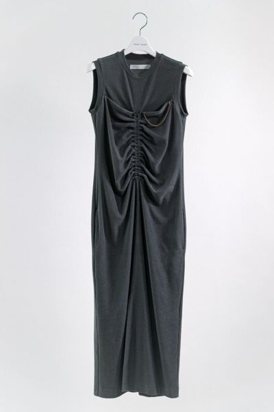 YOHEI OHNO(ヨーヘイオオノ)YOHEI OHNO(ヨーヘイオオノ) front shirring pile dress フロントシャーリングパイルドレス OH-21S-DR6