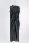 YOHEI OHNO(ヨーヘイオオノ)YOHEI OHNO(ヨーヘイオオノ) front shirring pile dress フロントシャーリングパイルドレス OH-21S-DR6