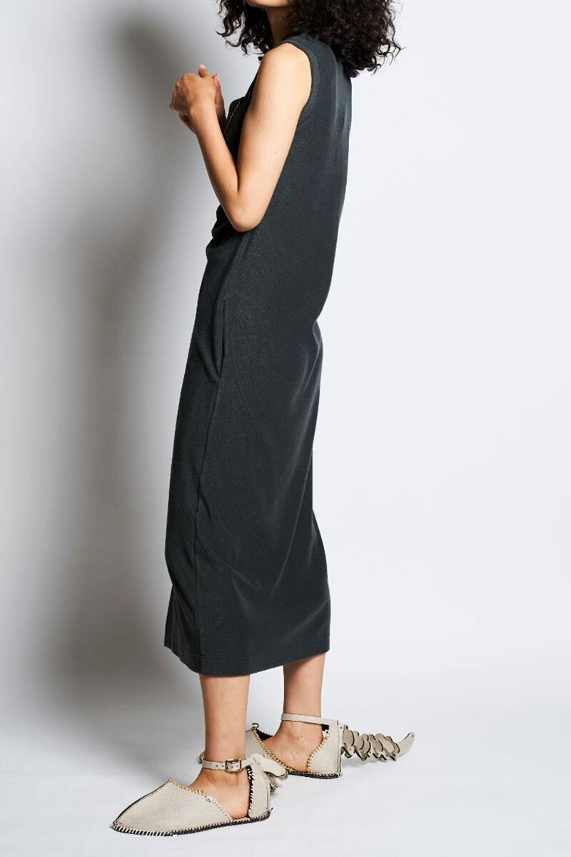 YOHEI OHNO(ヨーヘイオオノ)YOHEI OHNO(ヨーヘイオオノ) front shirring pile dress フロントシャーリングパイルドレス OH-21S-DR6 -3