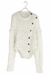 YOHEI OHNO(ヨーヘイオオノ)YOHEI OHNO(ヨーヘイオオノ) leather button acryl knit レザーボタンアクリルニット OH-20A-KN1 OH-20A-KN1 -1