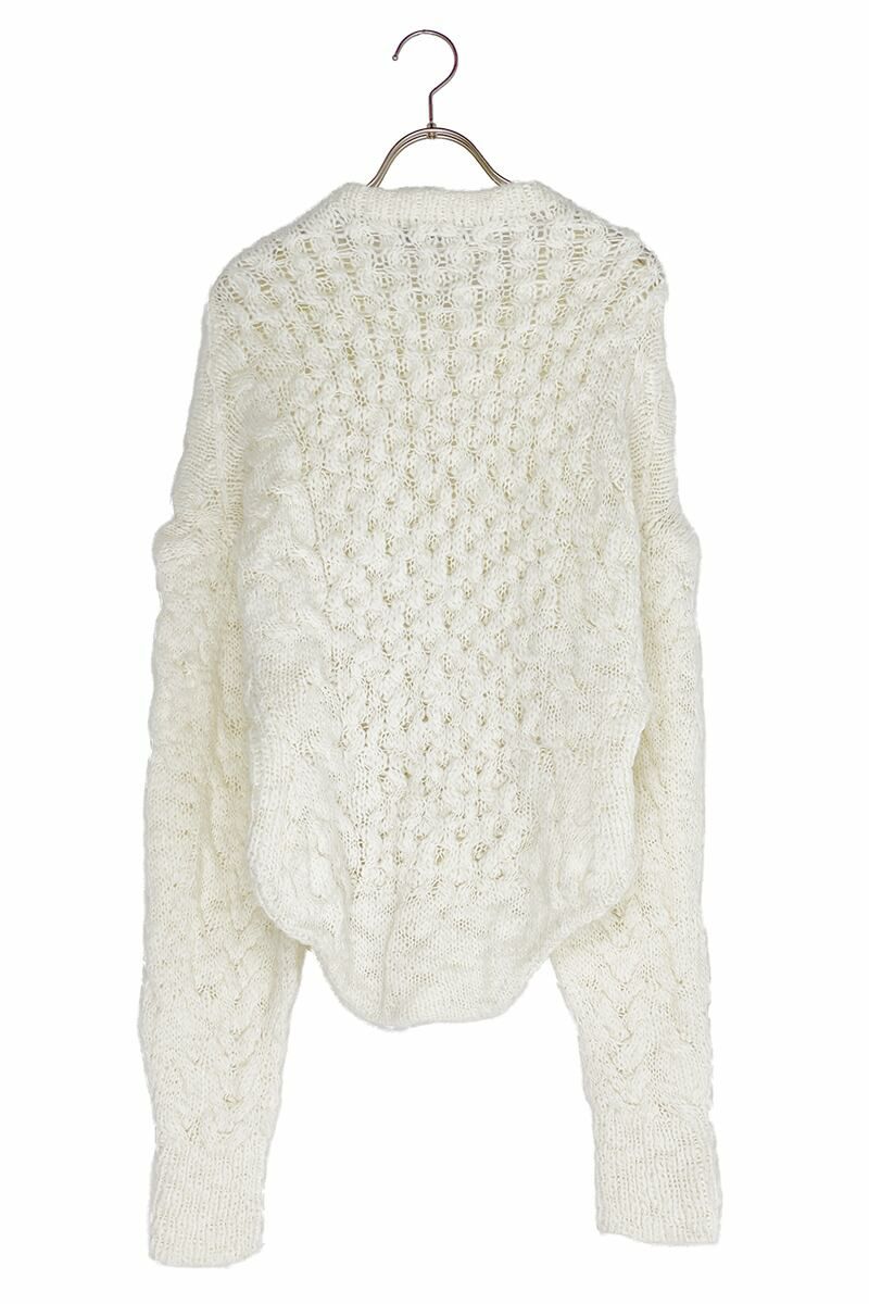 YOHEI OHNO(ヨーヘイオオノ)YOHEI OHNO(ヨーヘイオオノ) leather button acryl knit レザーボタンアクリルニット OH-20A-KN1 OH-20A-KN1 -2