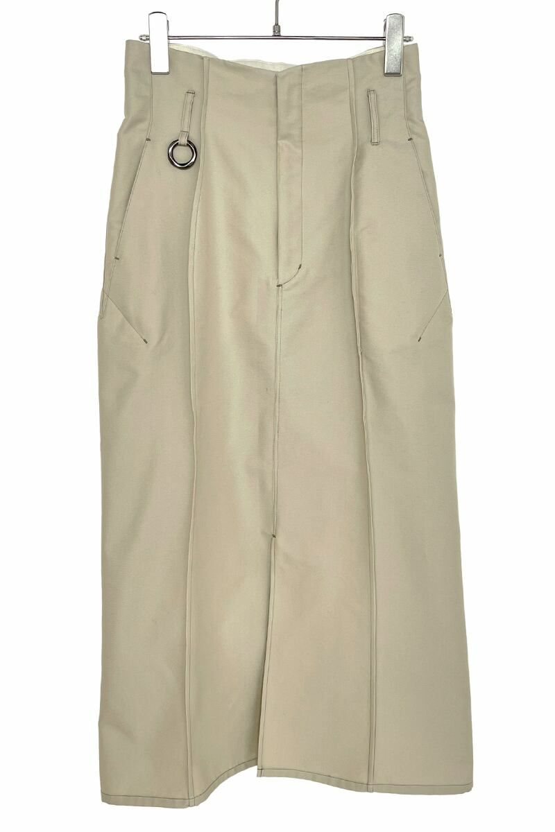 YOHEI OHNO(ヨーヘイオオノ)YOHEI OHNO(ヨーヘイオオノ) our basic skirt アワーベーシックスカート OH-22S-SK1-A -1