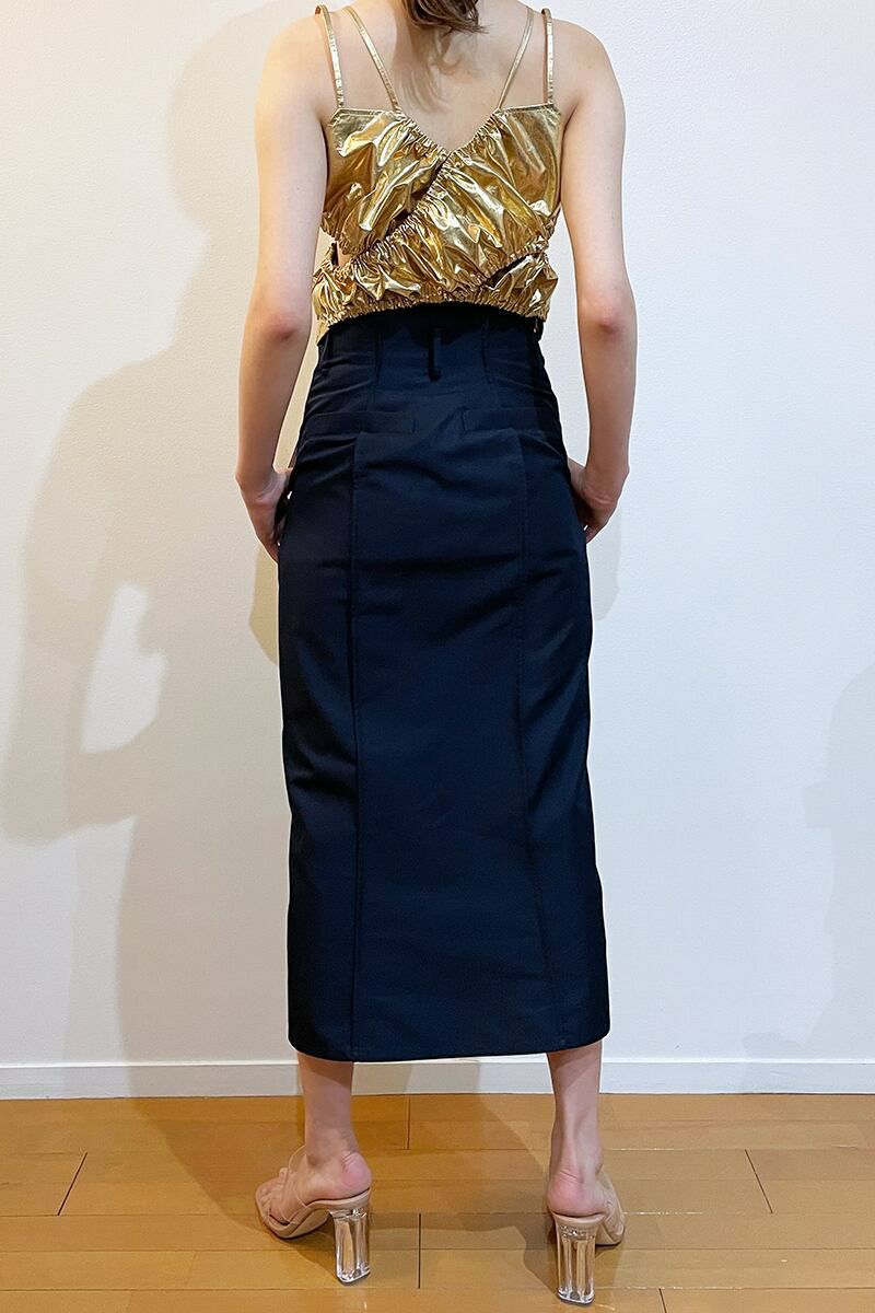 YOHEI OHNO(ヨーヘイオオノ)YOHEI OHNO(ヨーヘイオオノ) our basic skirt アワーベーシックスカート OH-22S-SK1-A -11