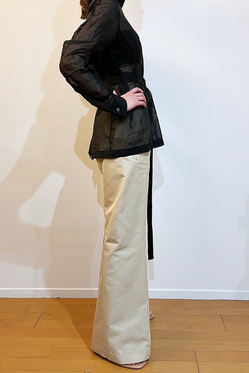YOHEI OHNO(ヨーヘイオオノ)YOHEI OHNO(ヨーヘイオオノ) our basic trousers アワーベーシックトラウザース OH-22S-PT1-B -7